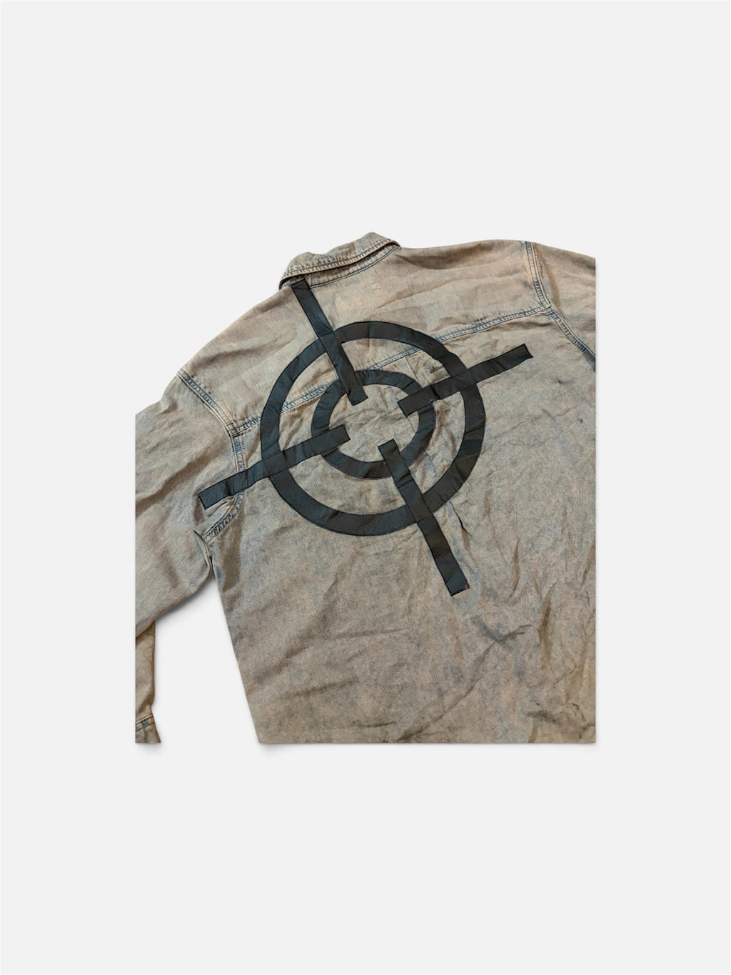 Kill Shot Leather-Denim Jacket