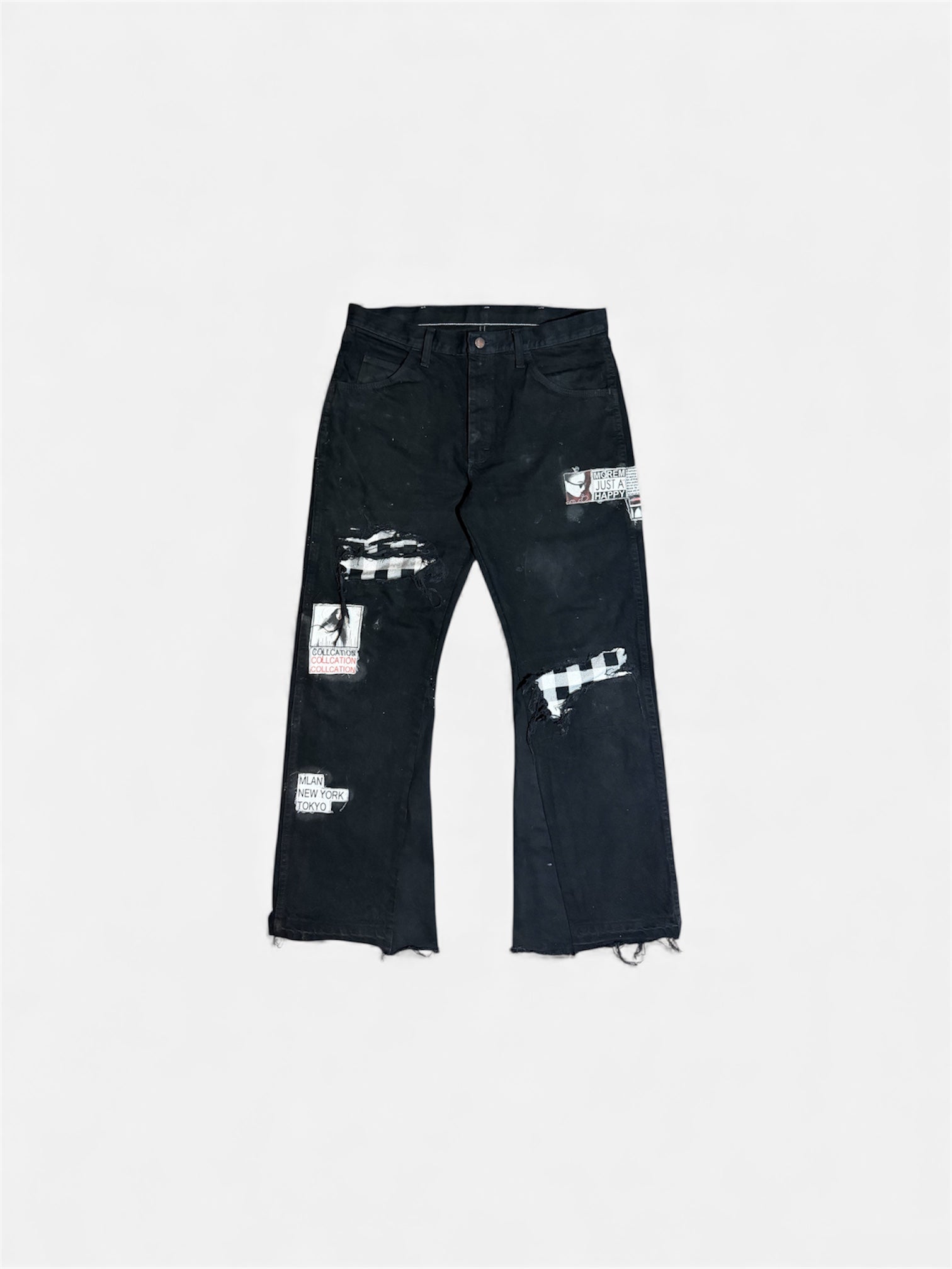 Archive Flannel Patchwork Jeans