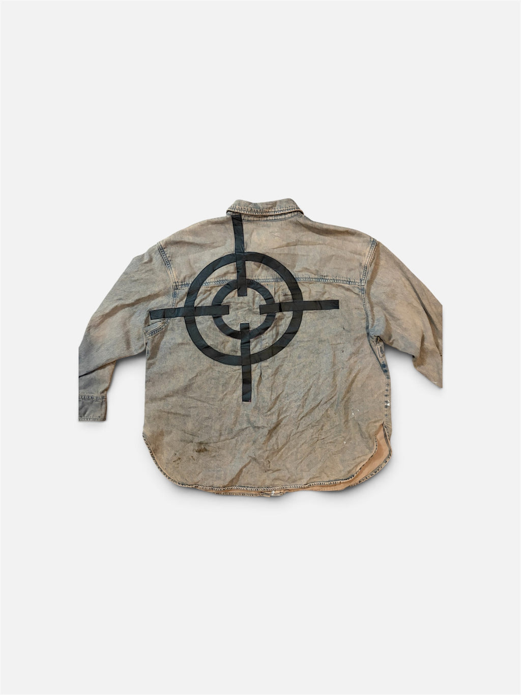 Kill Shot Leather-Denim Jacket
