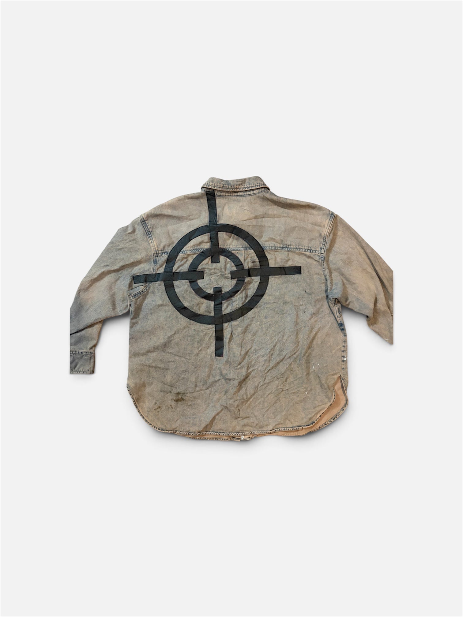 Kill Shot Leather-Denim Jacket