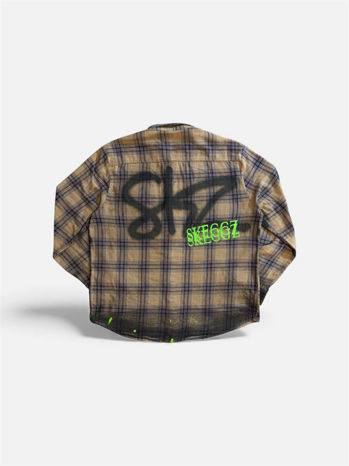 Bootleg Pizza X Skeggz Flannel